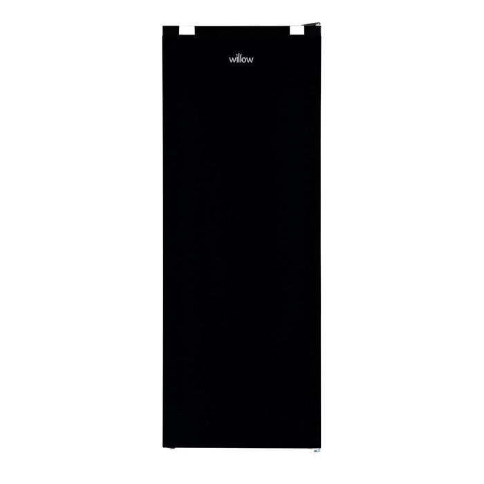 Freestanding Larder Fridge 241L 144Cm Reversible Door Mark-Proof Finish Black